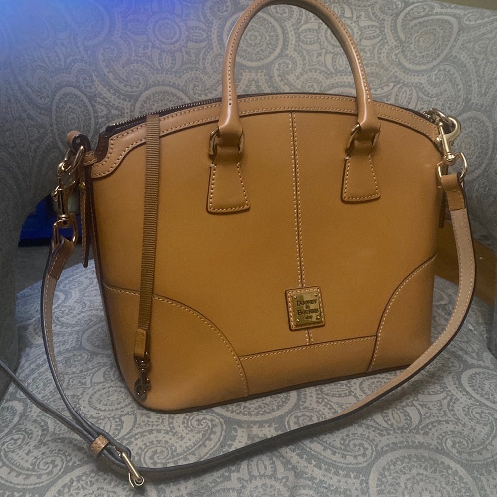 Dooney & Bourke Selleria Florentine Domed Satchel - Biscuit